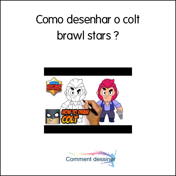 Como desenhar o colt brawl stars